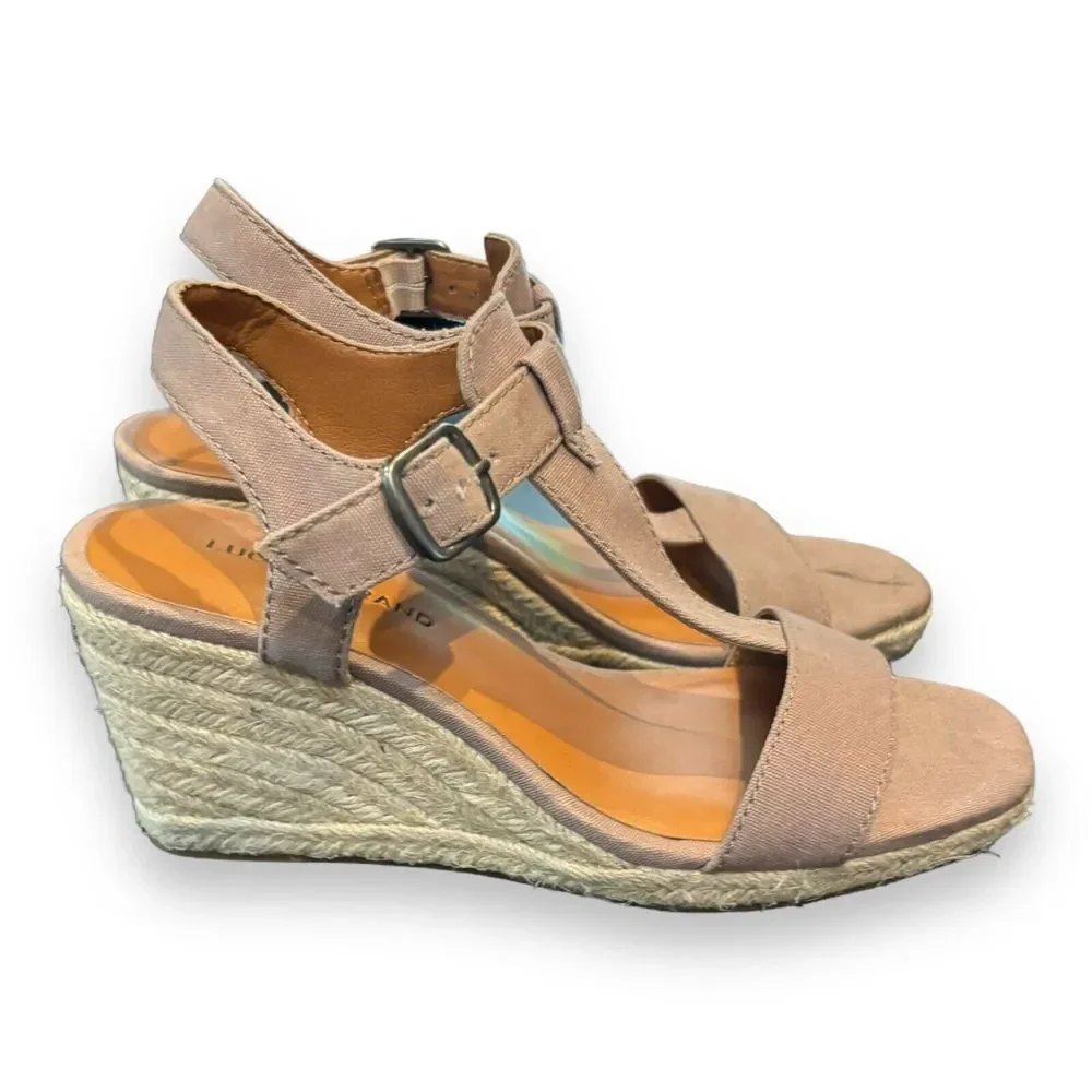 Lucky‎ Brand Millinda Espadrille Wedge Sandals Size 6.5